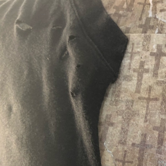 Helmut Lang Destroyed black tee - Picture 6 of 8